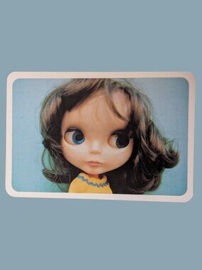 10/$25 Vintage 2004 Hello Blythe! Fashion Doll Blank Photo Postcard